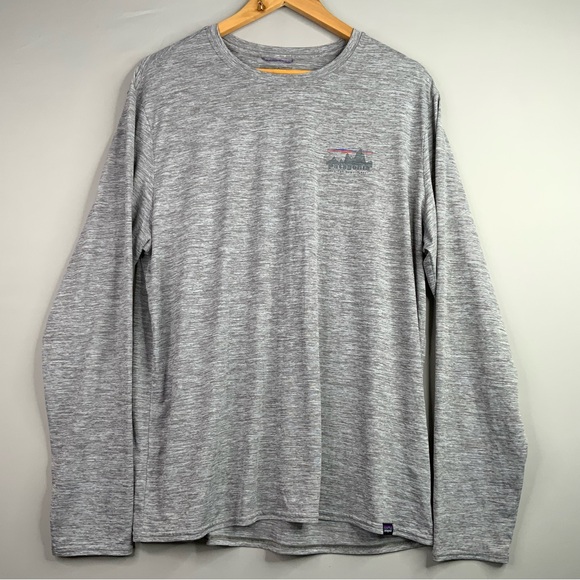 Patagonia Other - Patagonia Men’s Capilene Cool Daily Graphic Long Sleeve Shirt. Men’s Size Large.